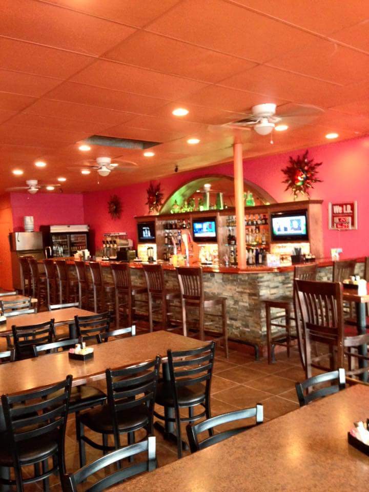 Inside El Toril's dining room and full bar in Kimball, TN